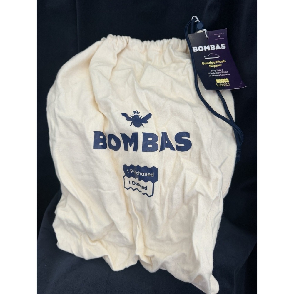 Bombas Women's Sunday Slipper Cream New Size 8 - Picture 3 of 7